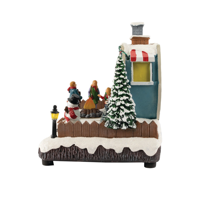 The Holiday Aisle® Animated Christmas Village Light Up Camper Wayfair